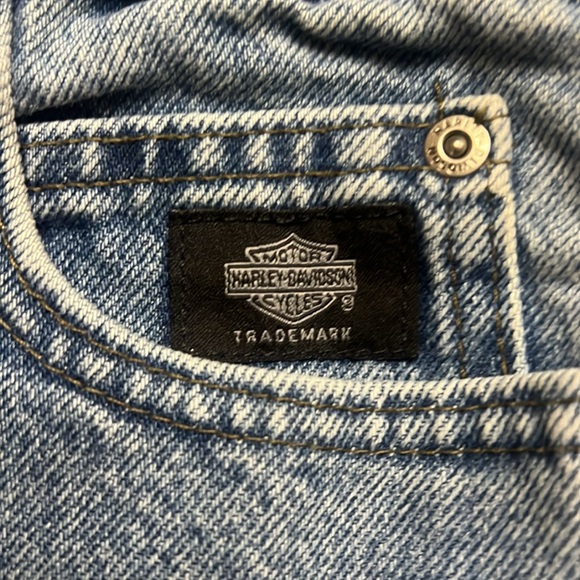 Women’s Harley Davidson Denim size 4 Long bootcut - Picture 2 of 7